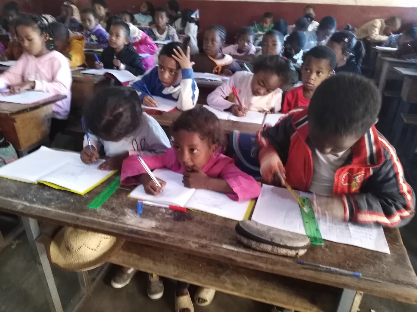Devoirs en classe